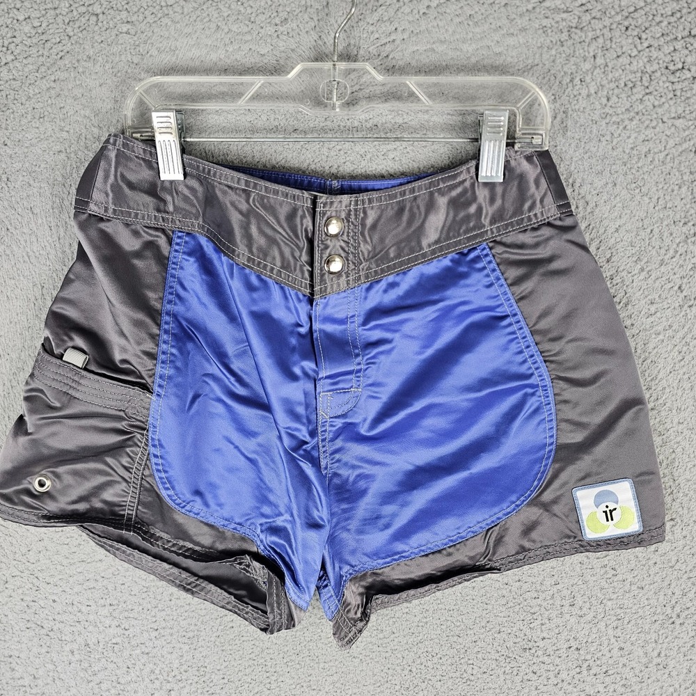 Immersion Research Shorts Womens 6‎ Blue Confluence, Pа High Rise Dual Snap USA